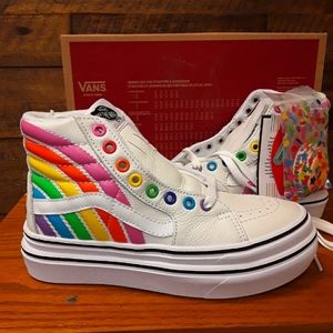 Vans Super ComfyCush Platform Flour Shop Rainbow